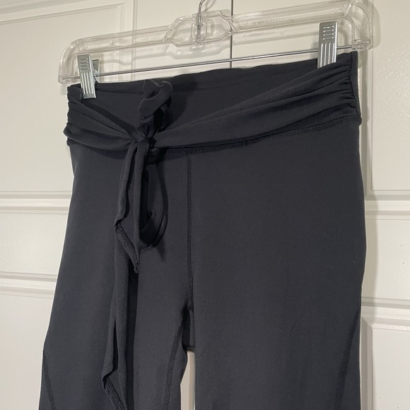Free People Movement Tie Waist Legging Black Extra Size Small Yoga - Picture 2 of 10